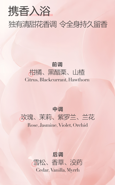 麥吉麗櫻花香氛沐浴露