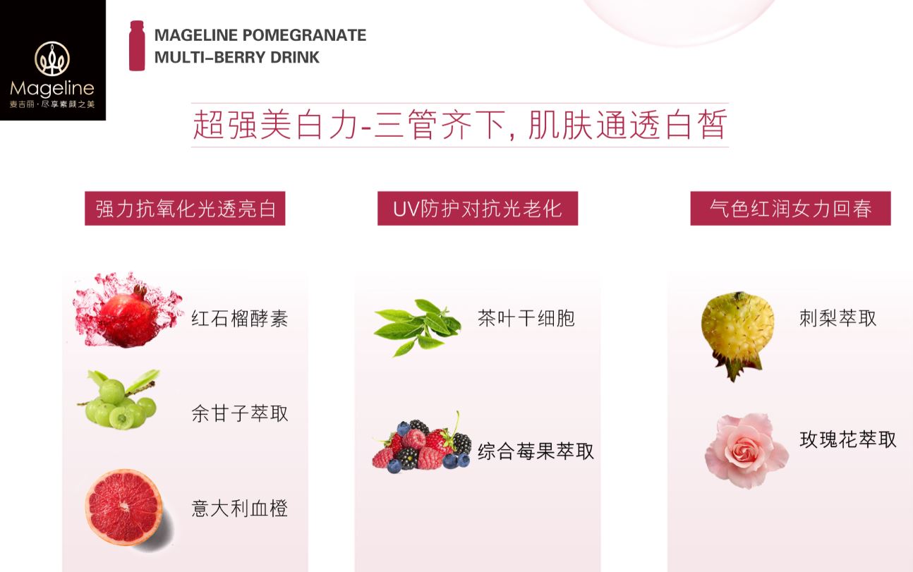 麥吉麗石榴多莓美顏飲