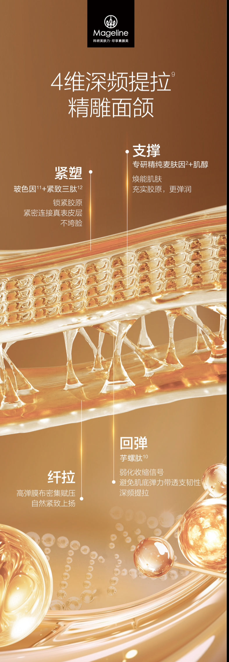 麥吉麗脈膚因水潤彈力面膜
